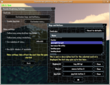 The new GUI dialogs